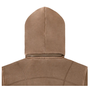 Sweat à capuche unisexe vintage en molleton 100 % coton, couleur unie, doux, à manches longues, tendance et de haute qualité 2026 - Product Image 6