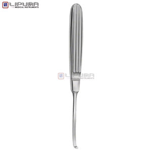 Raspador Muehling de 4 mm, Curvo, Corto, Quirúrgico, para Huesos, Instrumentos Médicos, Disección, Alta Calidad, Ortopedia, ORL - Product Image 4