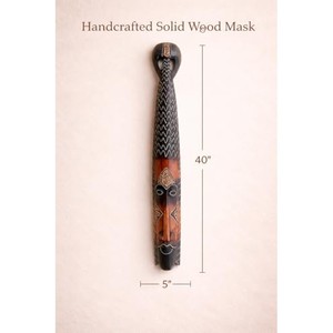 Vente en gros de sculptures murales en bois traditionnelles, faites à la main et écologiques |   Décoration artistique ethnique - Product Image 4
