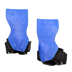 อุปกรณ์ป้องกันฝ่ามือสำหรับยกน้ำหนักแบบมืออาชีพ เย็บเสริมความแข็งแรง ยางธรรมชาติ PVC กันลื่น ปิดแบบกระดุม ใช้งานสะดวกสบาย - Product Image 4