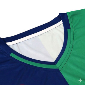 Uniforme de Fútbol Sublimado Verde y Azul, Transpirable, Absorbente de Humedad, Equipación de Fútbol Personalizada, Ropa Deportiva para Equipos, 2026 - Product Image 3