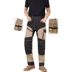 Pantalon de travail d'hiver personnalisé pour homme, robuste, multi-poches, pour l'industrie et la construction, uniforme de nettoyage - Product Image 3