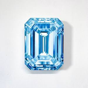 เพชรหลวมที่ได้รับการรับรองสำหรับแหวนหรูหรา จี้ และเครื่องประดับขายส่ง สีฟ้าแฟนซี 3 กะรัต ทรงเรเดียนท์คัท VS1 เพชรเลี้ยงในห้องปฏิบัติการ - Product Image 5