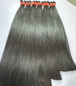 Vente en gros en vrac Extensions de cheveux humains vierges vietnamiens de toutes les couleurs et longueurs Style ondulé sans perte ni emmêlement Prix bon marché - Product Image 1