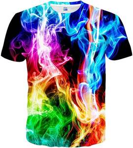 Camiseta de algodón 100% personalizada para hombre, con estampado por sublimación, diseño de lienzo en blanco para movimiento ligero y estilo urbano, ropa urbana de manga corta. - Product Image 3