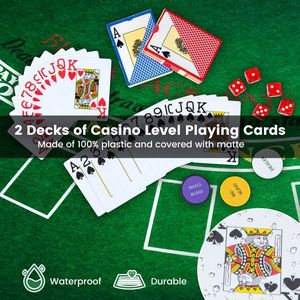 300 pezzo Claytec Texas Holdem Set di Chip da Poker 14 grammo di peso compreso il vassoio - Product Image 5