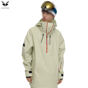 Sweat-shirts de ski d'hiver sur mesure de qualité supérieure, imperméables et coupe-vent, résistants, avec fermeture éclair, respirants et thermiques pour adultes - Product Image 2