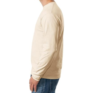 Men's Solid <b>Green</b> Short Sleeve <b>T</b>-<b>Shirt</b> Crew Neck Regular Fit Casual 100% Cotton Anti-Pilling 320g - Product Image 5
