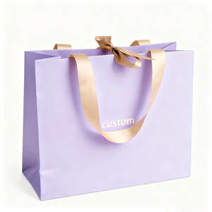 Sacs en papier kraft haut de gamme pour sacs à main personnalisés, vêtements, cosmétiques, shopping, artisanat, bougies et emballages cadeaux. - Product Image 4