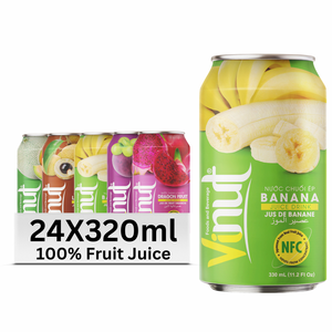 Longan Juice Drink by VINUT Vietnam 330ml Bebida sin azúcar Precio de fábrica Etiqueta privada Muestra gratis - Product Image 1