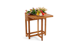 Table de jardinage en bois conçue avec une surface de travail spacieuse et des étagères de rangement pour des tâches de jardinage organisées - Product Image 6