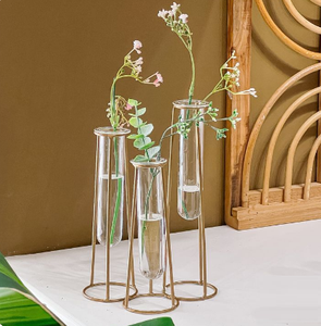 Custom Made High Selling Vintage <b>Gold</b> Glossy Finished Rounded Flower Pot Wedding Party Decoration Metal Flower <b>Vase</b> - Product Image 5