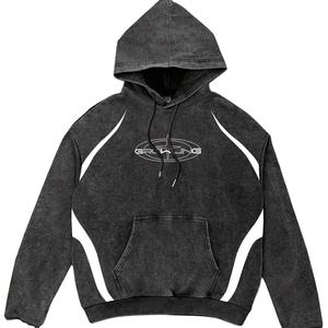 Vente en gros personnalisé 100% coton 450GSM pour hommes à la mode lavé à l'acide DTF imprimé - Product Image 1