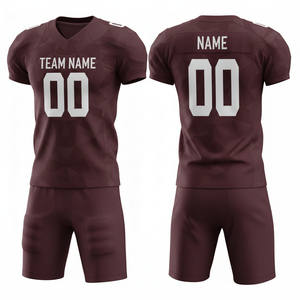 Uniforme de Fútbol Americano Personalizable y Transpirable para Hombre, Talla XL, Ropa Deportiva Personalizada que Incluye Jersey, Pantalón y Camiseta de Manga Corta - Product Image 1