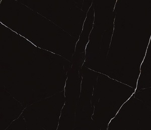 Nero Marquina แผ่นพอร์ซเลนขัดเงาพื้นผิวหินอ่อนหรูหราสำหรับการตกแต่งภายในที่หรูหรา - Product Image 2