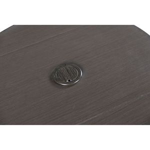 Accoglienti mobili da giardino in vimini in resina per tutte le stagioni completamente assemblati sedie girevoli tavolino in alluminio verniciato a polvere per esterni - Product Image 2