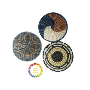 Plato colgante de algas marinas ecológico duradero, hecho a mano en Vietnam para interiores bohemios - Product Image 2