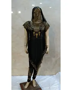 Afrika tarzı parti el boncuklu 3 adet yüksek moda elbise