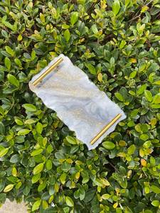 Handmade Elegant Decorative <b>Art</b> <b>Set</b> of Epoxy Resin - Tray | Home Deco | Gift Idea - Product Image 5