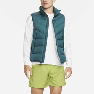 Veste matelassée en toile sans manches pour homme, tendance, haute qualité, super chaude, épaisse, imperméable, avec fermeture éclair, pour l'hiver - Product Image 3