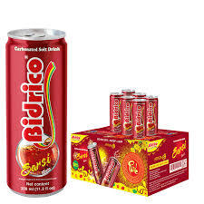 บิดริโก้ น้ำอัดลมรสส้ม 330 มล. - Product Image 1