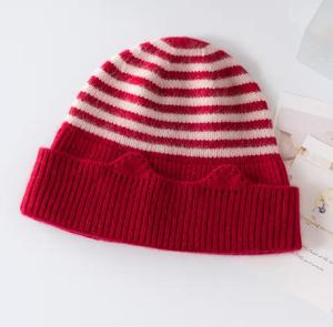 Gorro Unisex de Jacquard Sólido, 100% Acrílico, Tejido Acanalado, Gorro de Invierno, Estilo Casual, Ajustable para Adultos, 56-58CM - Product Image 1