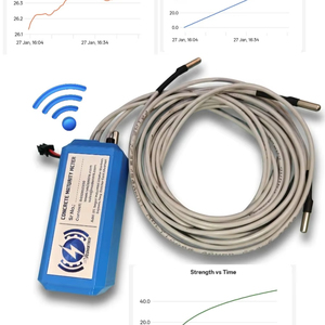 Smart Concrete Maturity Monitoring <b>Device</b> with Wireless Data & Multi-Sensor Strength <b>Tracking</b> for ASTM C1074 Structural - Product Image 1