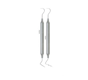 Sonda Dental de Acero Inoxidable de Doble Punta, Instrumento de Exploración para Cuidado Bucal - Product Image 3