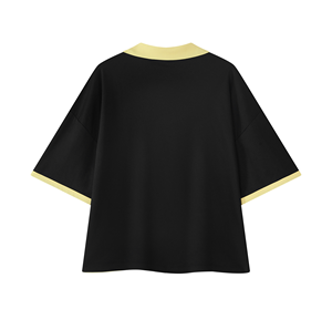 เสื้อฟุตบอลคอวีแบบยูนิเซ็กซ์ ไซส์พลัสสำหรับผู้ชาย ผ้าระบายอากาศเป็นมิตรกับสิ่งแวดล้อม ป้องกันรอยยับ ดีไซน์ทรงบ็อกซี่พร้อมแถบตกแต่ง - Product Image 2