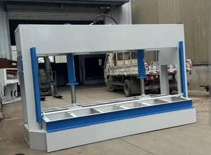 DIVINE MACHINERY SOLUTION - Máquina Prensa Semiautomática Industrial para Láminas de Plástico Reciclado de 8FT x 4FT y 60 Toneladas - Product Image 3