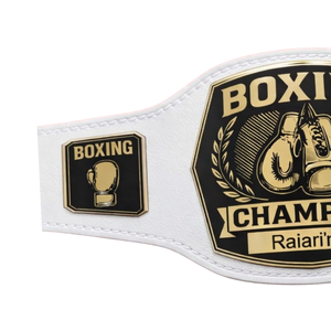 เข็มขัดแชมป์มวยคุณภาพพรีเมียม เข็มขัดแชมป์มวยแบบสั่งทำพิเศษพร้อมชื่อ ไรอา รินุย ดีไซน์คุณภาพสูง - Product Image 4