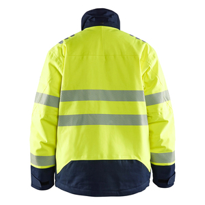 Chaqueta de Invierno con Capucha y Mangas Largas para Trabajo en Clima Frío, Color Sólido, Dos Tiras Reflectantes de Seguridad, Calefactable por Delante - Product Image 2