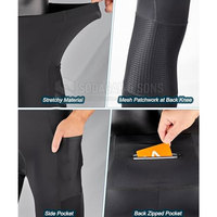 Collants de cyclisme rembourrés pour longues distances, rembourrage haute densité pour un confort de conduite prolongé, collants de cyclisme