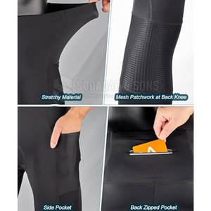 กางเกงปั่นจักรยานแบบมีแผ่นรองรับแรงกระแทกสำหรับการปั่นระยะไกล แผ่นรองรับแรงกระแทกความหนาแน่นสูงเพื่อความสบายในการปั่นระยะไกล - Product Image 2