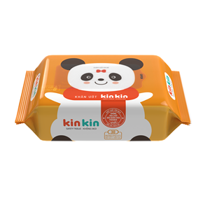 Toallitas Húmedas Antibacterianas Premium Ecológicas de Tela No Tejida para Bebés Vietnam Kinkin, 30 Unidades, Higiene de Manos, Prevención de Erupciones - Product Image 1