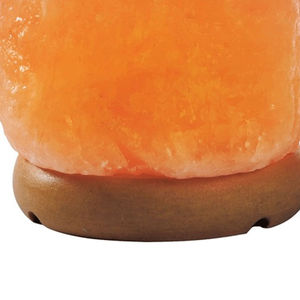 Lámpara de Sal del Himalaya 100% Natural, Tallada en Cristal de Roca, Estilo Feng Shui, Color Rosa, con Interruptor de Intensidad Regulable - Product Image 3