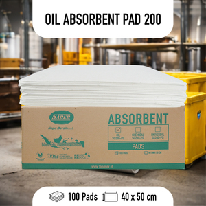 Industrial Heavy Duty Oil Absorbent Pad SO200-PD (40cm*50cm) Eco-Friendly 100% Polypropylene SABER Brand Workshop Marine Leak - Product Image 3
