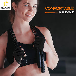 3/4 Finger Workout Gloves for Men Women, Full Palm Protection & Silicone Grip Gym for Weightlifting Exercise Smartwatch Friendly - Product Image 5