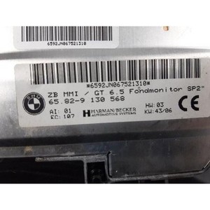 Module de commande d'écran d'occasion authentique pour BMW Série 7 E65, E66 2005-2008, référence 65829130568 - Product Image 5
