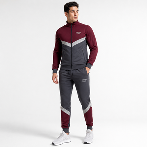 OEM Custom Tracksuit Men Two Piece Jogging Set Breathable Training Sportswear Jacket <b>Pants</b> Supplier - Product Image 1