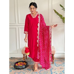 Hermosa parte superior e inferior de ropa de fiesta con Conjunto elegante de tamaño Dupatta XL - Product Image 6
