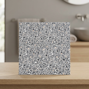 400x400mm béton corps entier granit aspect terrazzo conception finition brute porcelaine carreaux de sol rustiques 16x16 pouces carreaux de céramique - Product Image 1