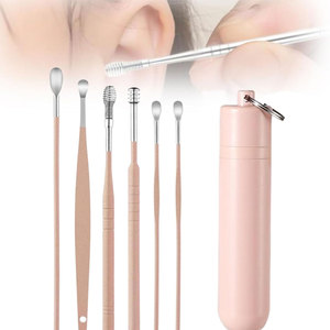 Compact <b>Ear</b> Pick <b>Cleaning</b> Kit With Easy Grip <b>Tools</b> For Personal Hygiene Home Care <b>Cleaning</b> <b>Ear</b> Pick <b>Cleaning</b> Kit - Product Image 1