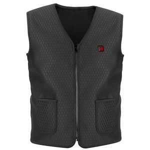 Unisex Black <b>USB</b>-Heated Vest 3 Adjustable <b>Heating</b> Zones & 5 Warmth Zones for Outdoor Sports-Men & Women's Warm Heat Coat - Product Image 2