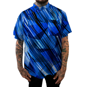 Bata de Peluquería Impermeable con Logotipo Personalizado, Chaqueta de Corte de Pelo, Bata de Barbero Personalizada para Hombre, Manga Corta - Product Image 1