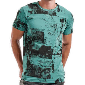 Nouveau T-shirt en coton à manches courtes camouflage, prix de gros, T-shirt à manches courtes confortable et respirant pour hommes - Product Image 1