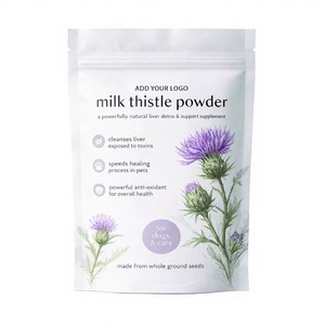 Complément alimentaire personnalisé à marque privée au chardon-marie naturel pour chiens – Formule détoxifiante à base de plantes avec soutien quotidien pour la santé hépatique - Product Image 1