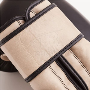 Best Professional Composite Pure Leather Customized Logo Training Boxing <b>Gloves</b> <b>Moisture</b> Wicking Hook Loop Closure Customized - Product Image 5