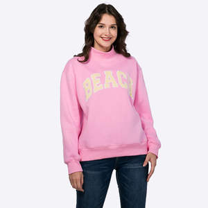 Sudadera Oversize Personalizada para Mujer con Cuello Alto, Estilo Minimalista, Transpirable, Bordada e Impresa - Product Image 3