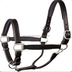Vente en gros de licol en cuir de cheval fabricant indien dans des tailles personnalisées et couleur coutures complètes et rembourrage en cuir licou de cheval - Product Image 2